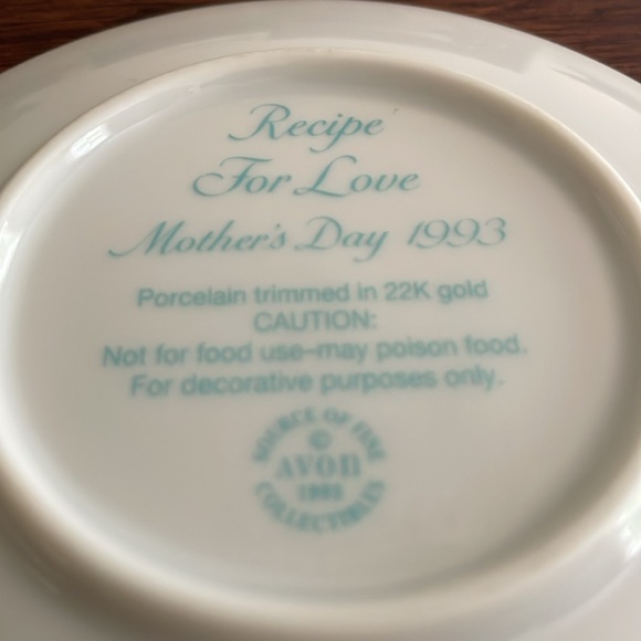 Avon Mother’s Day 1993 collectors plate - Picture 4 of 7